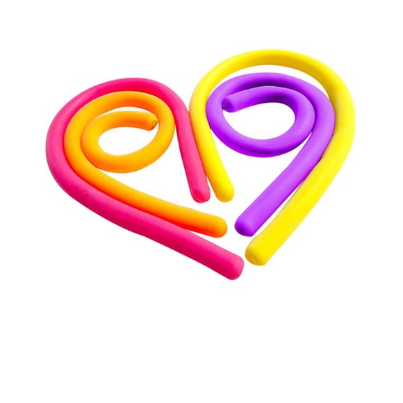 Nee-Doh Stress Toys  One of Each- Heart Strings,  Hearts and Ramen Noodlies - Picture 3 of 11